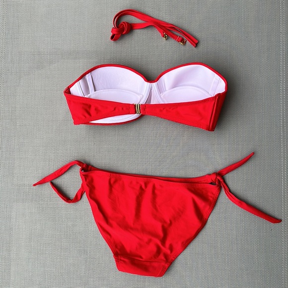 Red Swimsuit. Two pieces. Size-S. Excellent condition - Picture 4 of 8